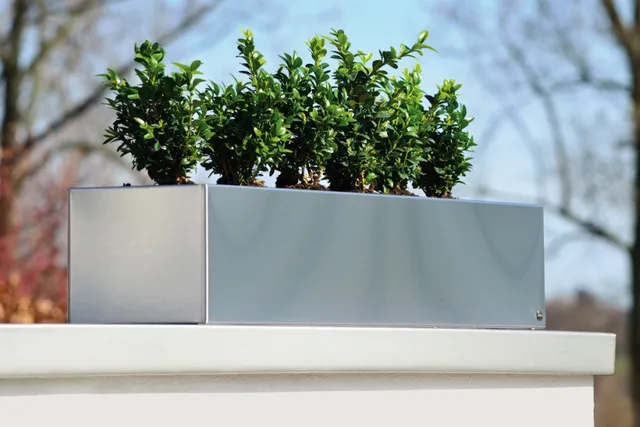 Blumenkasten Edelstahl 100