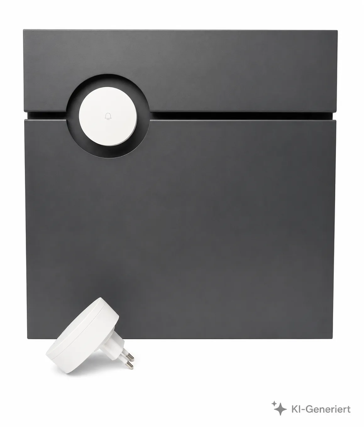 Briefkasten Letterman 6 mit Funkklingel Anthrazit (RAL7016) inkl. Gravur & LED-Licht