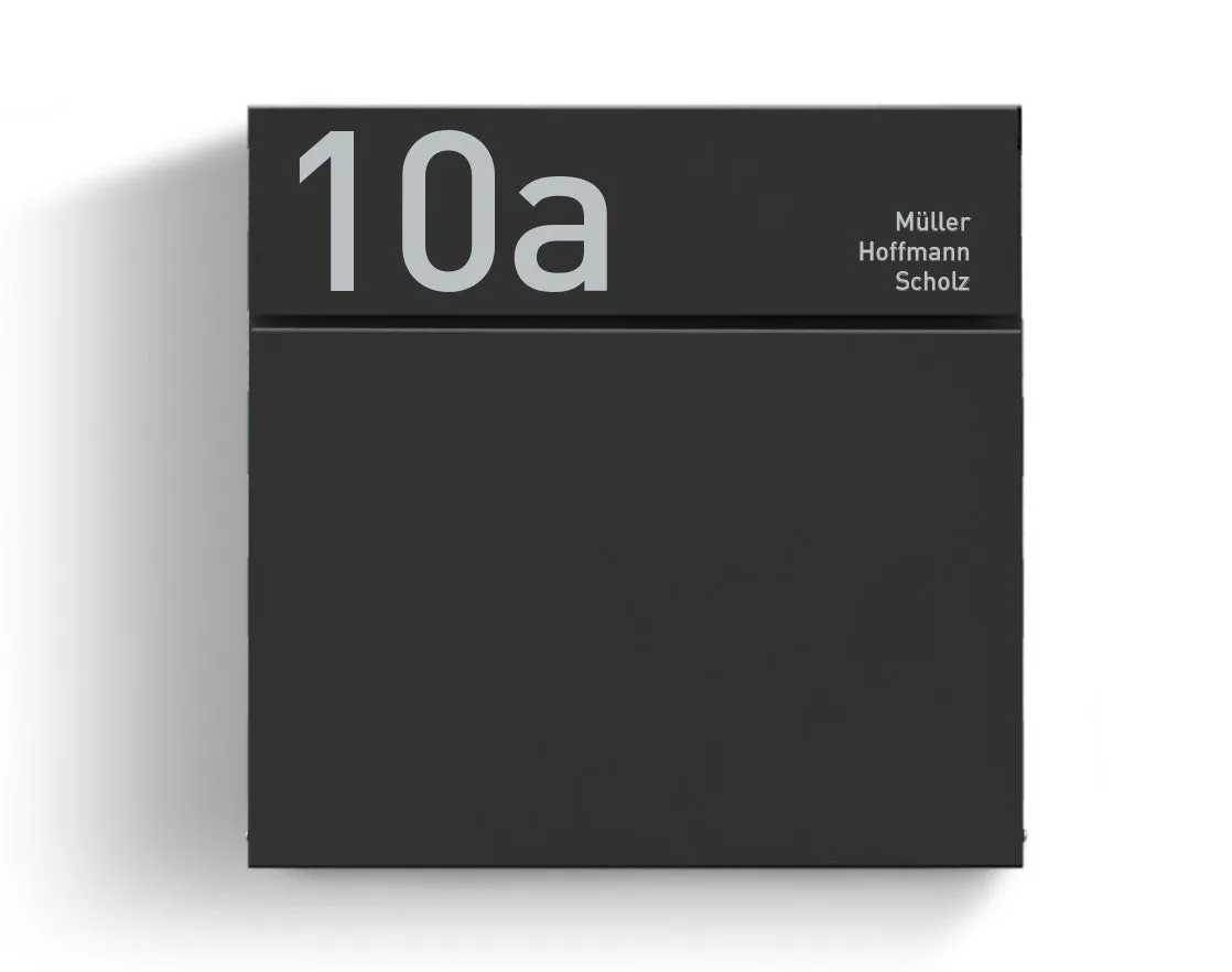 Briefkasten Letterman 6 inkl. LED-Licht und GRATIS Gravur
