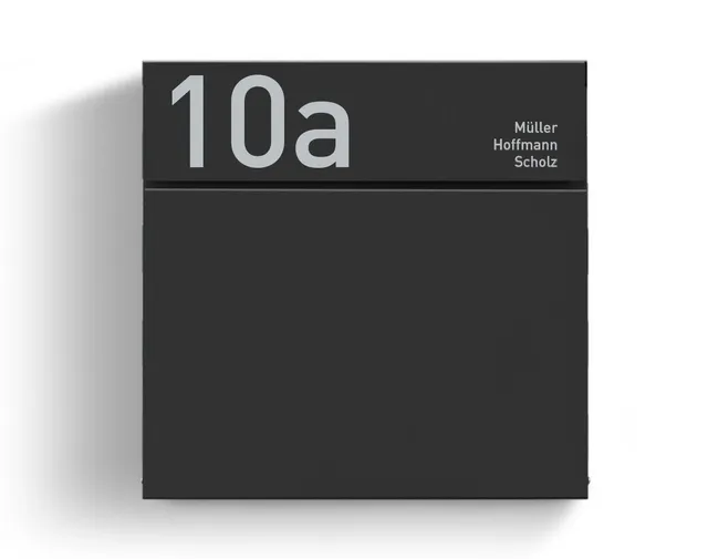 Briefkasten Letterman 6 inkl. LED-Licht und GRATIS Gravur